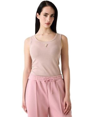 Guess Debardeur Gt60077 - Rose