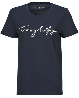 Tommy Hilfiger T-Shirt Heritage Crew Neck Graphic Tee - Blu