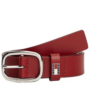Tommy Hilfiger Ceinture AW0AW15836-XJ9 - Rouge