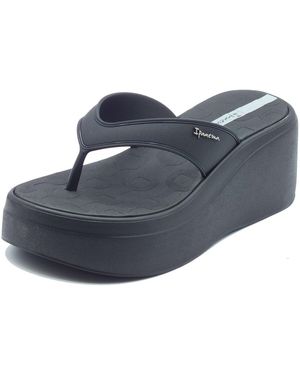 Ipanema Tongs 83787 Solaris Fem Black - Bleu