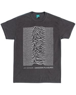 Joy Division T-shirt Unknown Pleasures - Gris