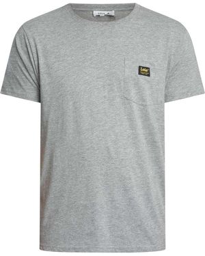 Lois T-Shirt Korte Mouw Teco Borstzak T-Shirt - Grijs