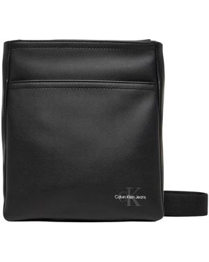 Calvin Klein Schoudertas Mono Logo Flat Pack 18 Lv04G3107G - Zwart