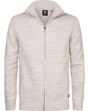 Petrol Industries Sweater Vest Elim Greige - Grijs