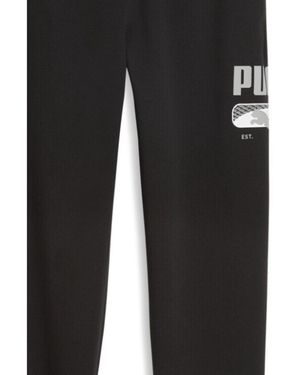 PUMA Pantalon Logo Play Sweatpants Fl Cl - Noir