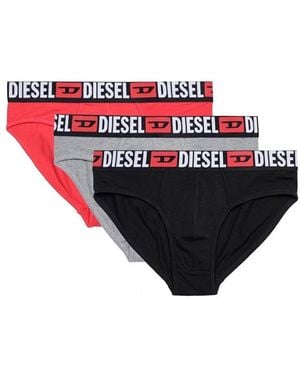 DIESEL Slips 00SH05 0DDAI - 3PACK-E5326 - Rouge