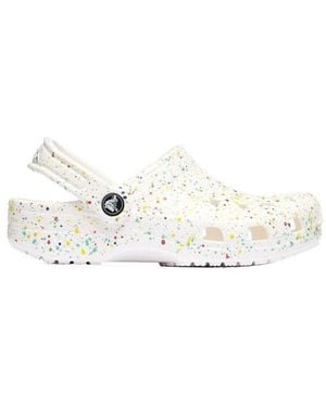 Crocs™ Sabots Classic Paint Splatter Clog - Blanc