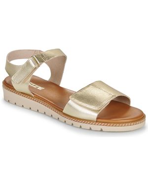 So Size Keilabsatzsandalen Mara - Mettallic