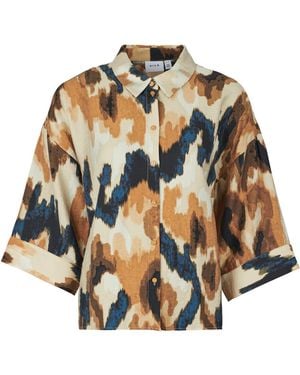 Vila Blouse Virano Eva 3/4 - Meerkleurig