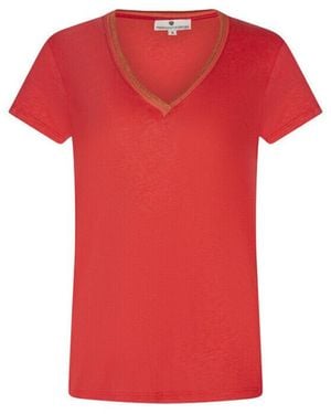 Freeman T.porter T-shirt 192507VTPE26 - Rouge