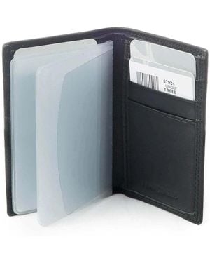 Francinel Portefeuille Porte Cartes Cuir De Vachette 2 Volets - Bleu