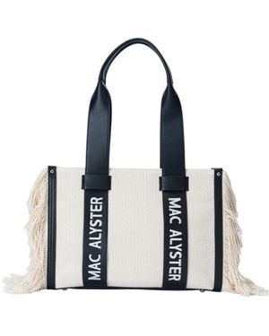 Mac Alyster Sac à main Sac porte epaule Ref 68019 Noir 37*26*10 cm - Bleu