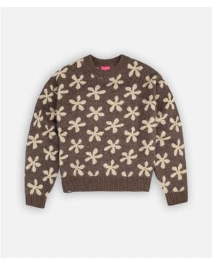 Oxbow Pull Pull jacquard fleurs PANDORA - Noir