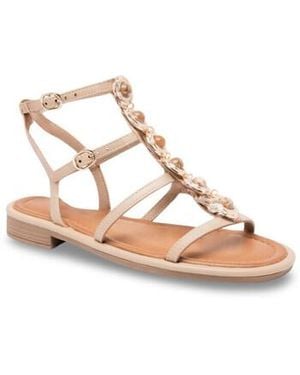 Erynn Sandales plates Sandales Clémence - Métallisé