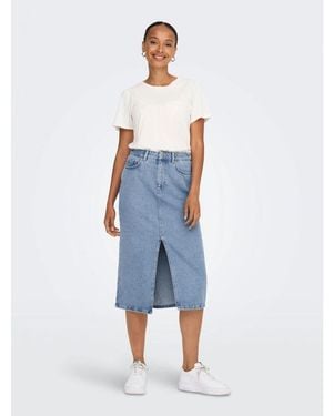 ONLY Jupes 89676 - Bleu