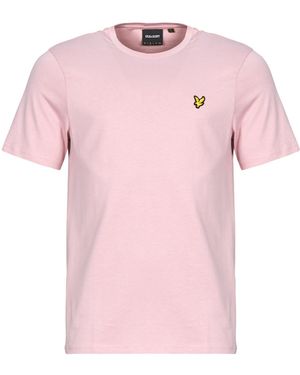 Lyle & Scott T-Shirt Plain T-Shirt - Rosa