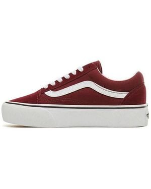 Vans Baskets basses OLD SKOOL PLATFORM - Rouge