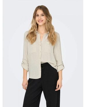 ONLY Chemise 15349102 Yasmin-Siesta-Moonbeam - Blanc