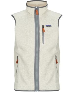 Patagonia Felpa M's Retro Pile Vest - Bianco