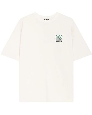 Kaotiko T-shirt AR041-01S-G002 - Blanc