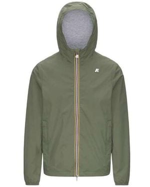 K-Way Coupes Vent Jack Stretch Nylon Jersey - Vert