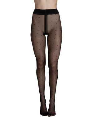 Lisca Collants & Bas Collants 20 Den À Pois Fashion Dots - Gris
