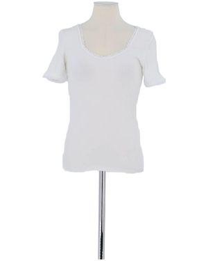 Rouje T-shirt T-shirt en coton blanc