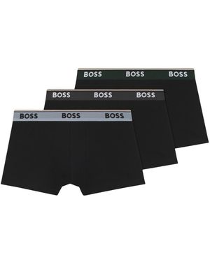 BOSS Boxers Trunk 3P Power 50554693 - Noir