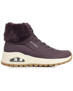 Skechers Baskets montantes Uno Rugged Fall Air - Violet