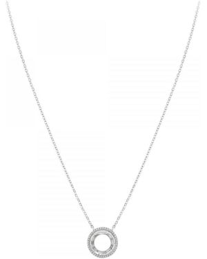 Sc Crystal Collier B4234-BLANC - Métallisé