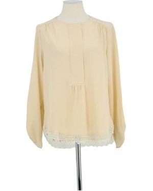 Zadig & Voltaire Blouses Blouse en soie écrue - Neutre