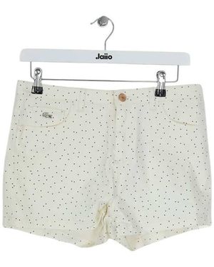 Lacoste Short Mini short en coton blanc