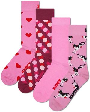Happy Socks Chaussettes Chaussettes - Rose