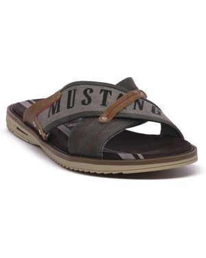Mustang Sandales DARK GREY - Marron