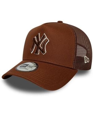 KTZ Casquette Outline Ef Trucker Neyyan - Marron