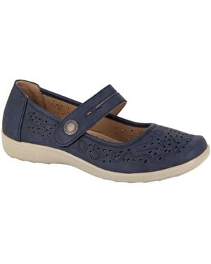 Boulevard Ballerines DF4675 - Bleu