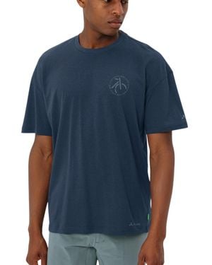 Vaude T-shirt Camiseta Cyclist Casual - Dark Sea - Bleu