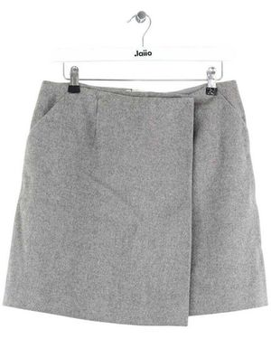 Paule Ka Jupes Mini jupe en laine grise