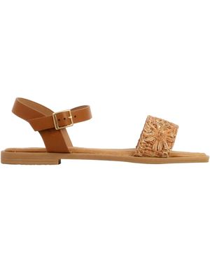 The Divine Factory Sandales Sandales à Bride Boucle - Marron