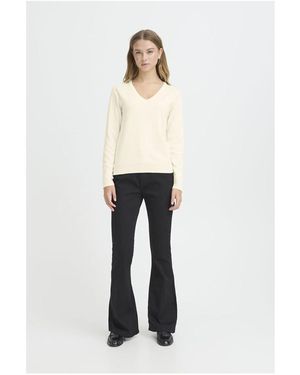Ichi Sweat-Shirt 20125815 - Blanc