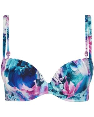 Lisca Bikini Multi-Positie Push-Up Zwemkleding Top Japan - Blauw