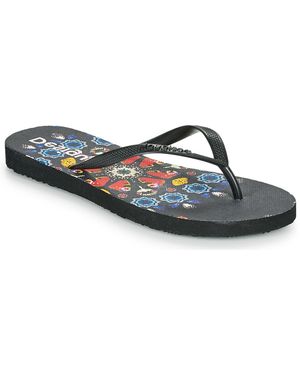 Desigual Infradito Flip Flop Butterfly - Blu