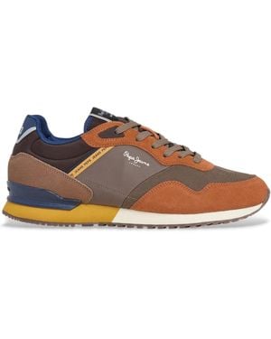 Pepe Jeans Baskets London Brick M Sneak - Marron