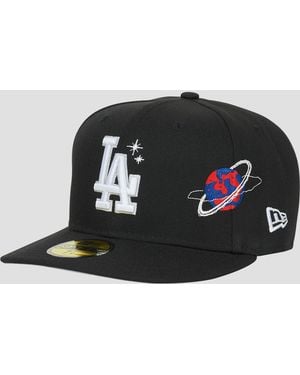 KTZ Pet Planet Icon 59Fifty Los Angeles Dodgers - Zwart