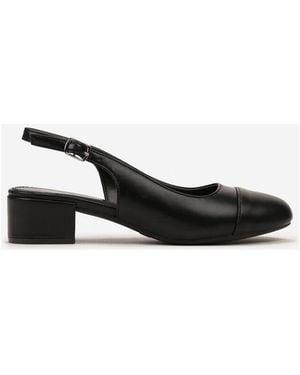 Vera Collection Chaussures escarpins Escarpins à bride arrière, Noir
