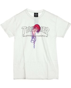 Thrasher T-shirt Atlantic Drift Tee - Blanc