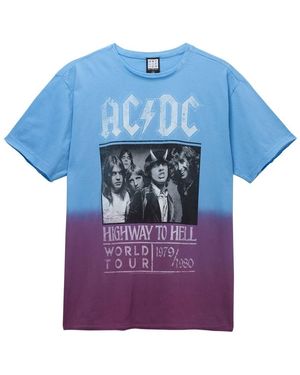 Amplified T-shirt Highway To Hell - Bleu