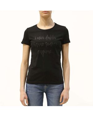 SKILLS & GENES T-Shirt Donna - Noir