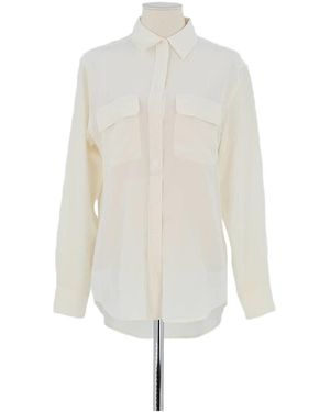 Equipment Chemise Chemise en soie blanche