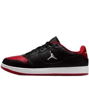 Nike Chaussures Baskets Court Connect Low Cuir - Rouge
